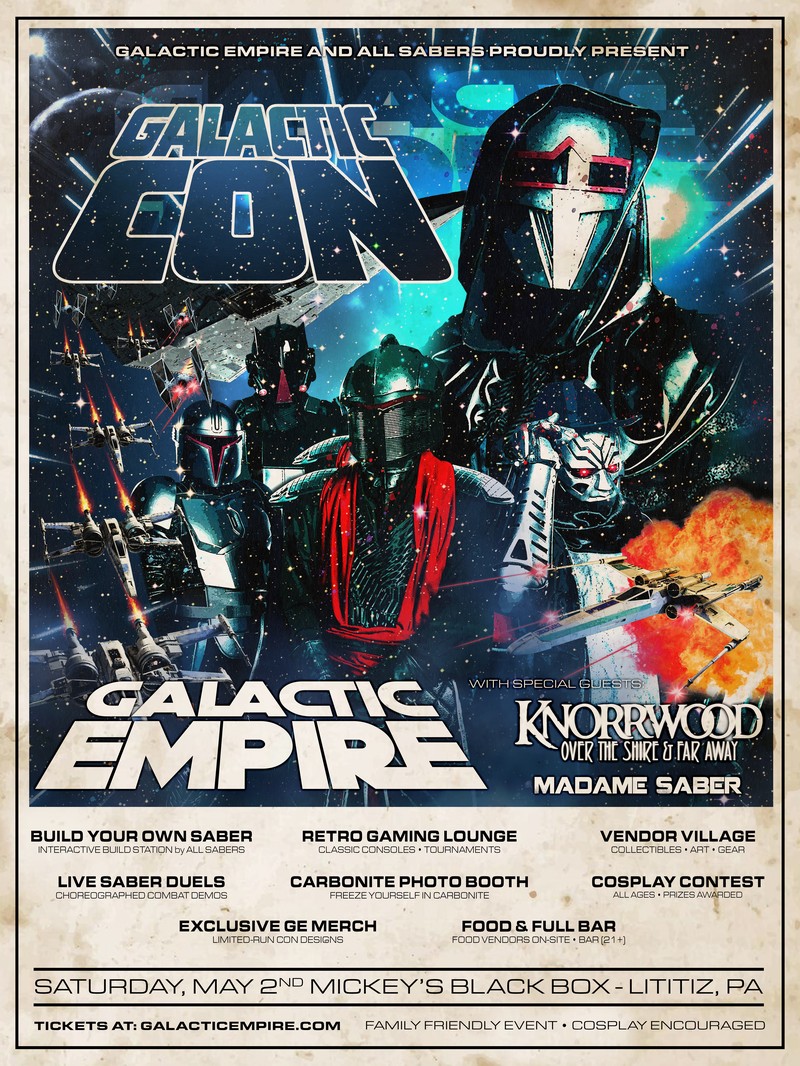 Galactic Con - May 2nd 2026 at Mickey's Black Box, Lititz PA